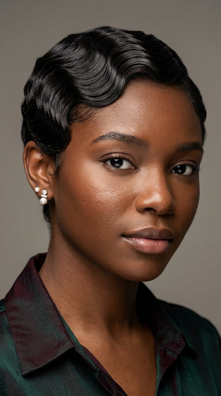 Vintage-Inspired Finger Waves