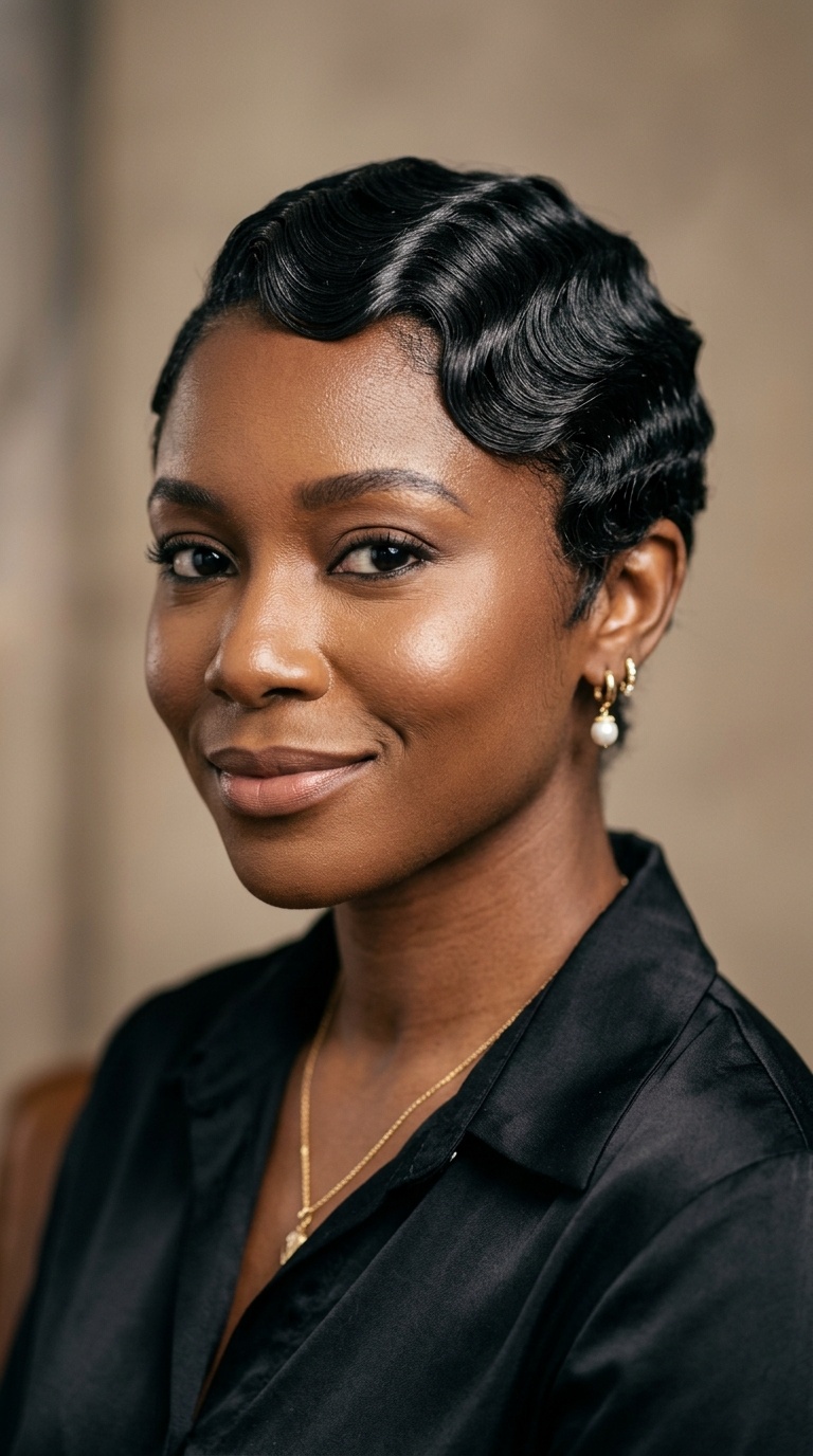 Vintage-Inspired Finger Waves