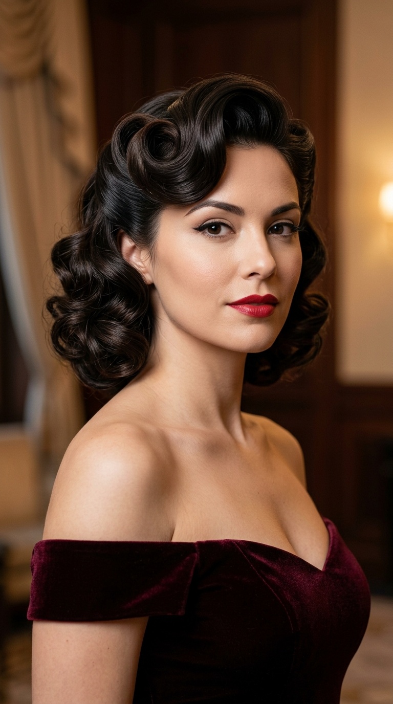 Vintage Pin-Up Curls