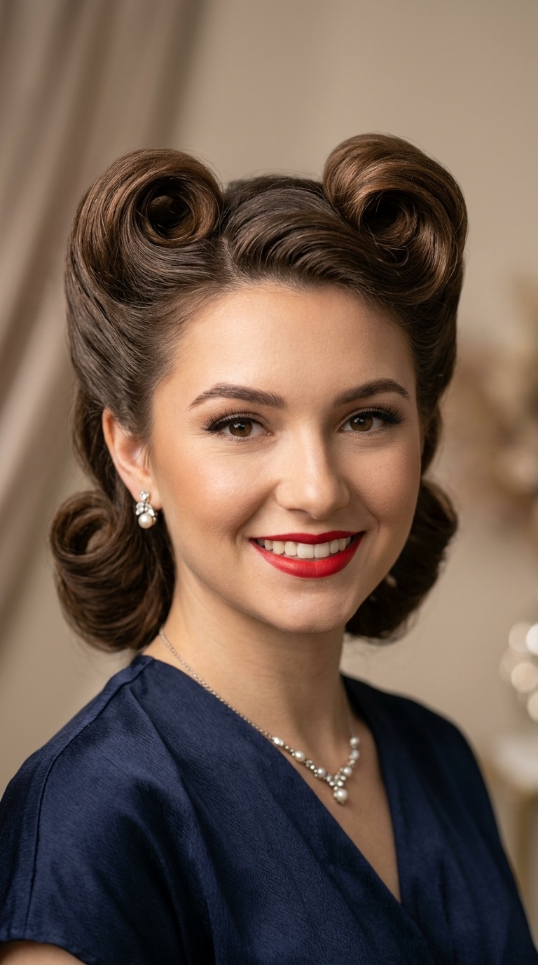 Vintage Victory Rolls