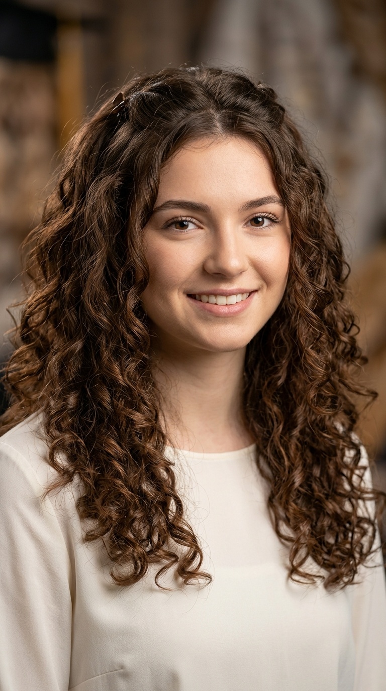 Volume-Focused Free Curls with Hidden Clips