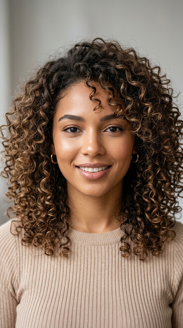 Volume-Focused Mid-Length Curls
