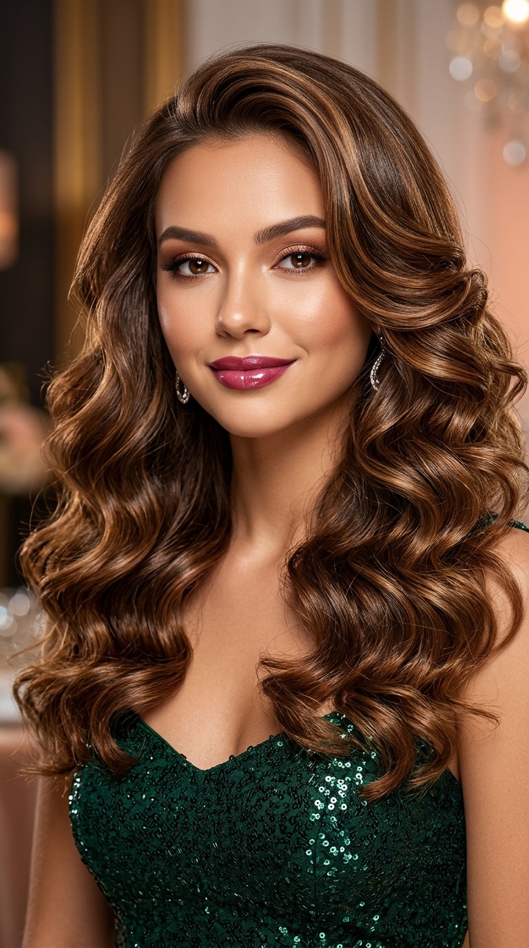 Voluminous 70s-Inspired Disco Waves