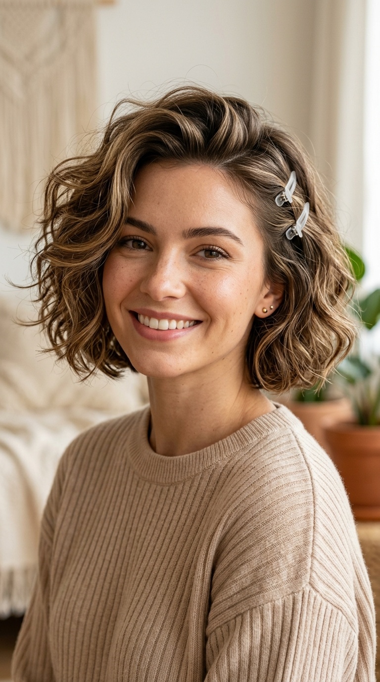 Voluminous Air-Dry with Clips