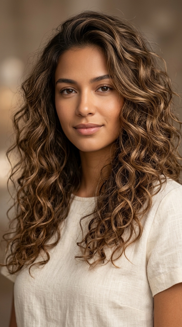 Voluminous Beachy Curls
