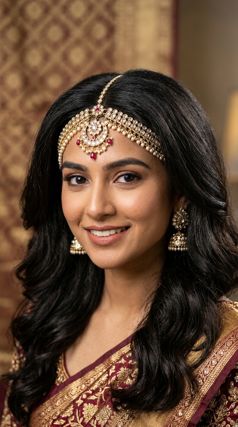 Voluminous Blowout with a Matha Patti