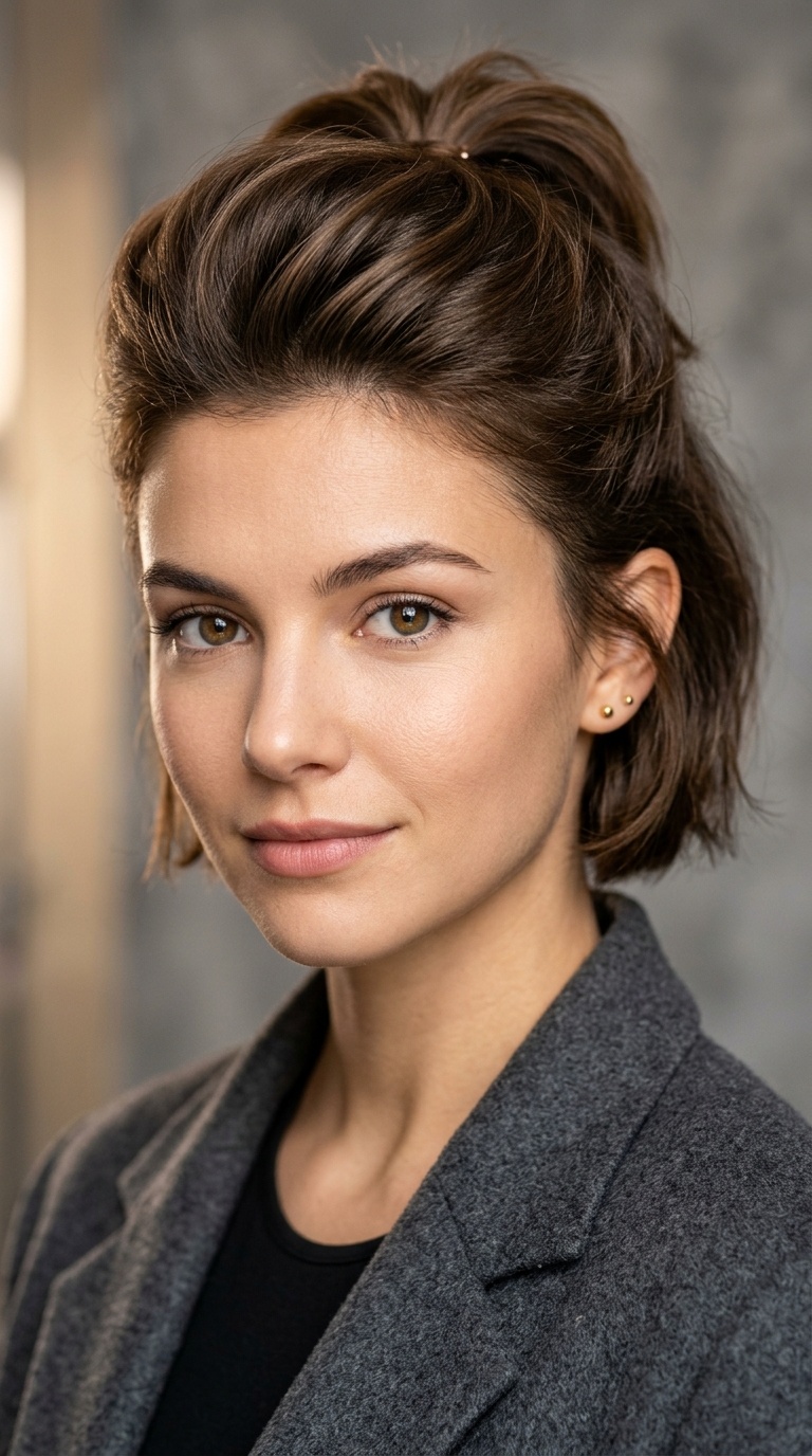 Voluminous Bouffant Half-Up
