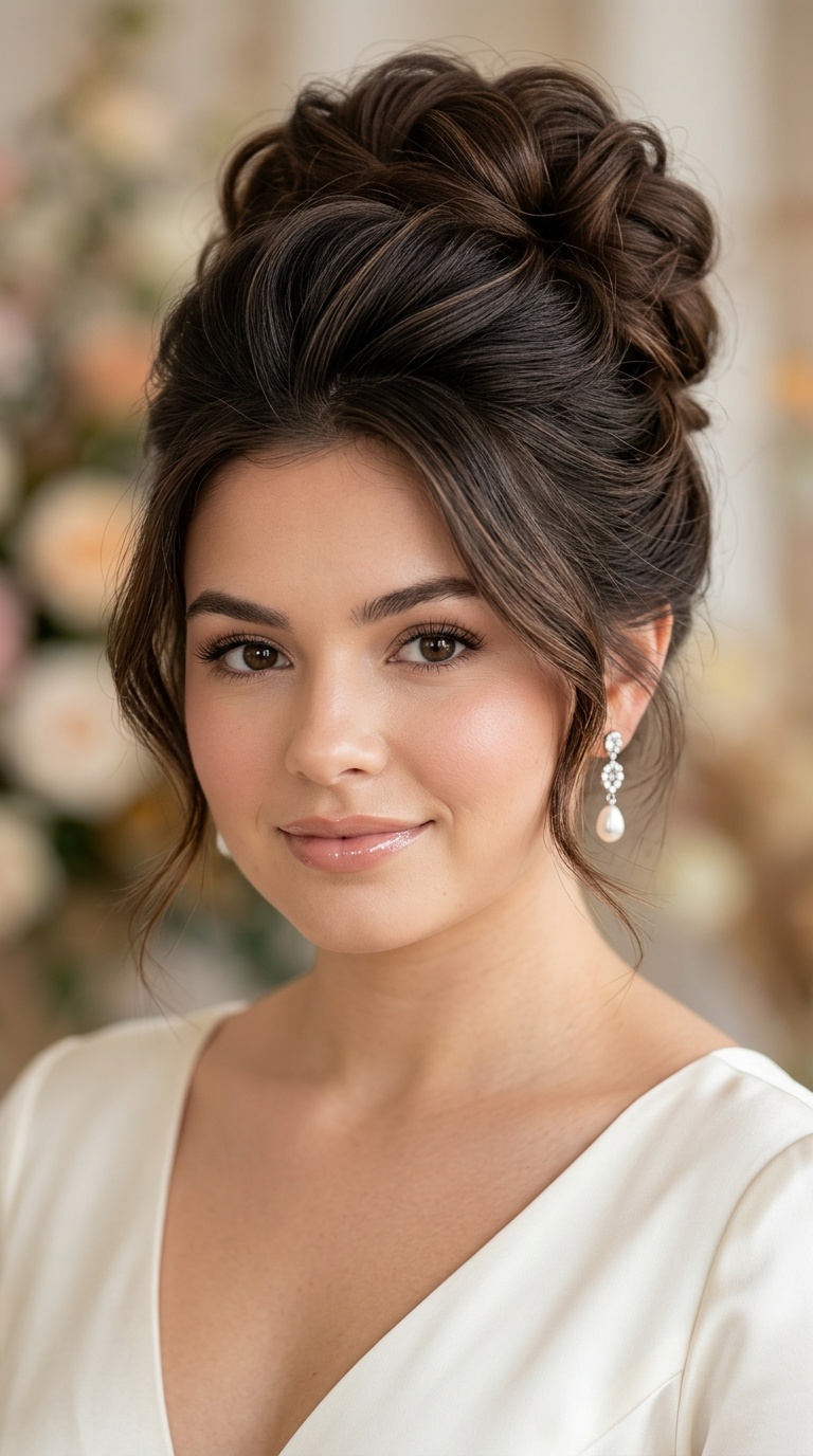 Voluminous Chignon with Height