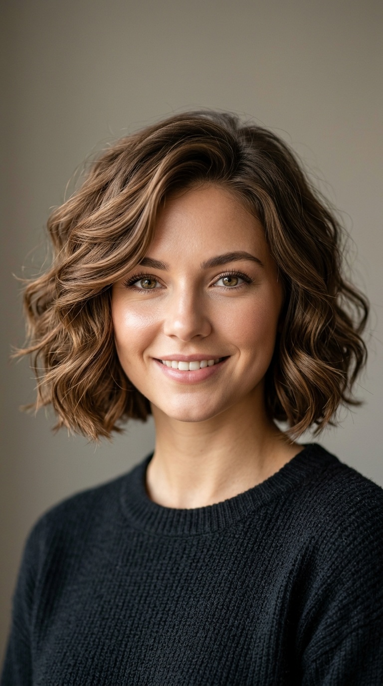 Voluminous Chin-Length Waves