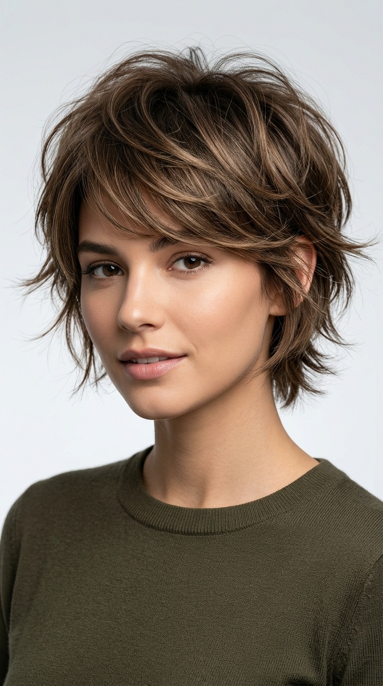 Voluminous Crown with Wispy Perimeter