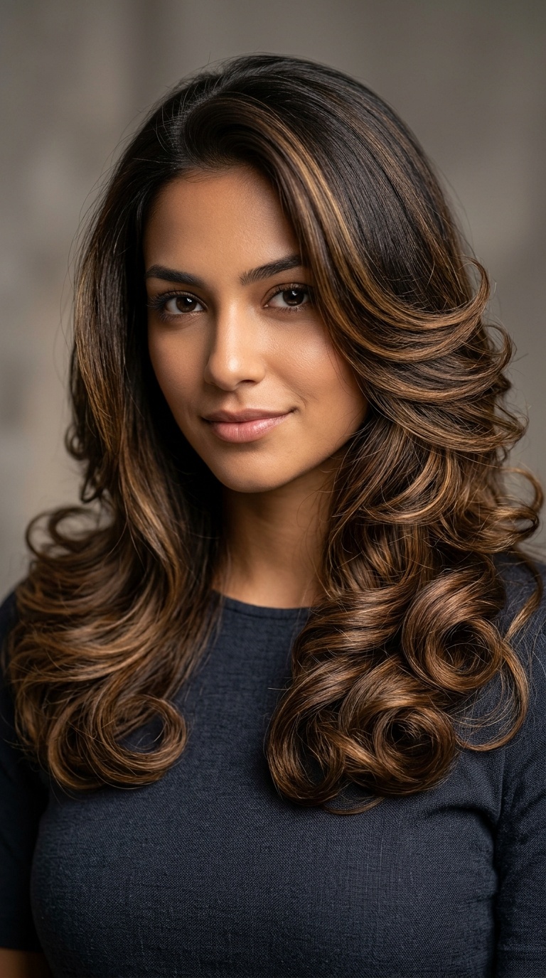 Voluminous Curled Ends