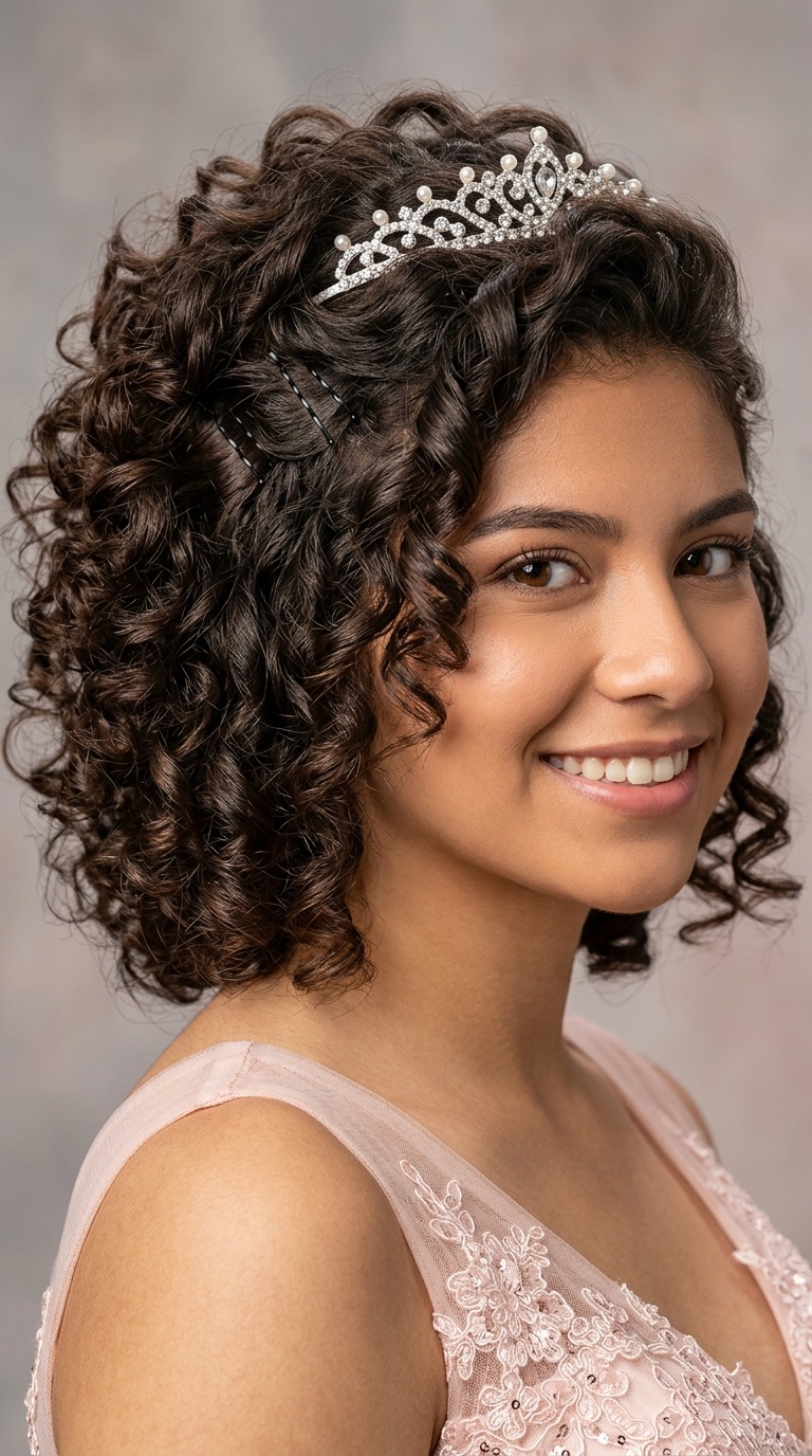 Voluminous Curls with Hidden Bobby Pin Support