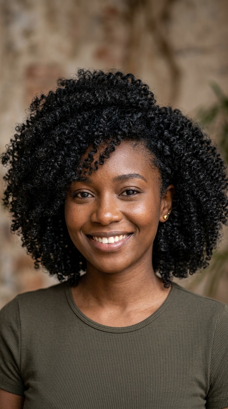 Voluminous Curly Bob