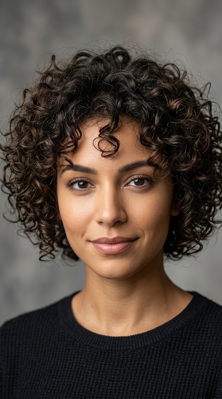 Voluminous Curly Crop