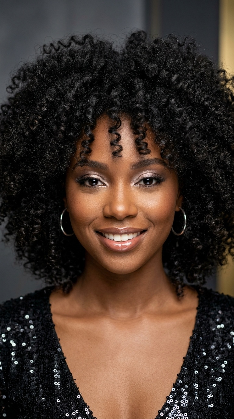 Voluminous Disco Curls