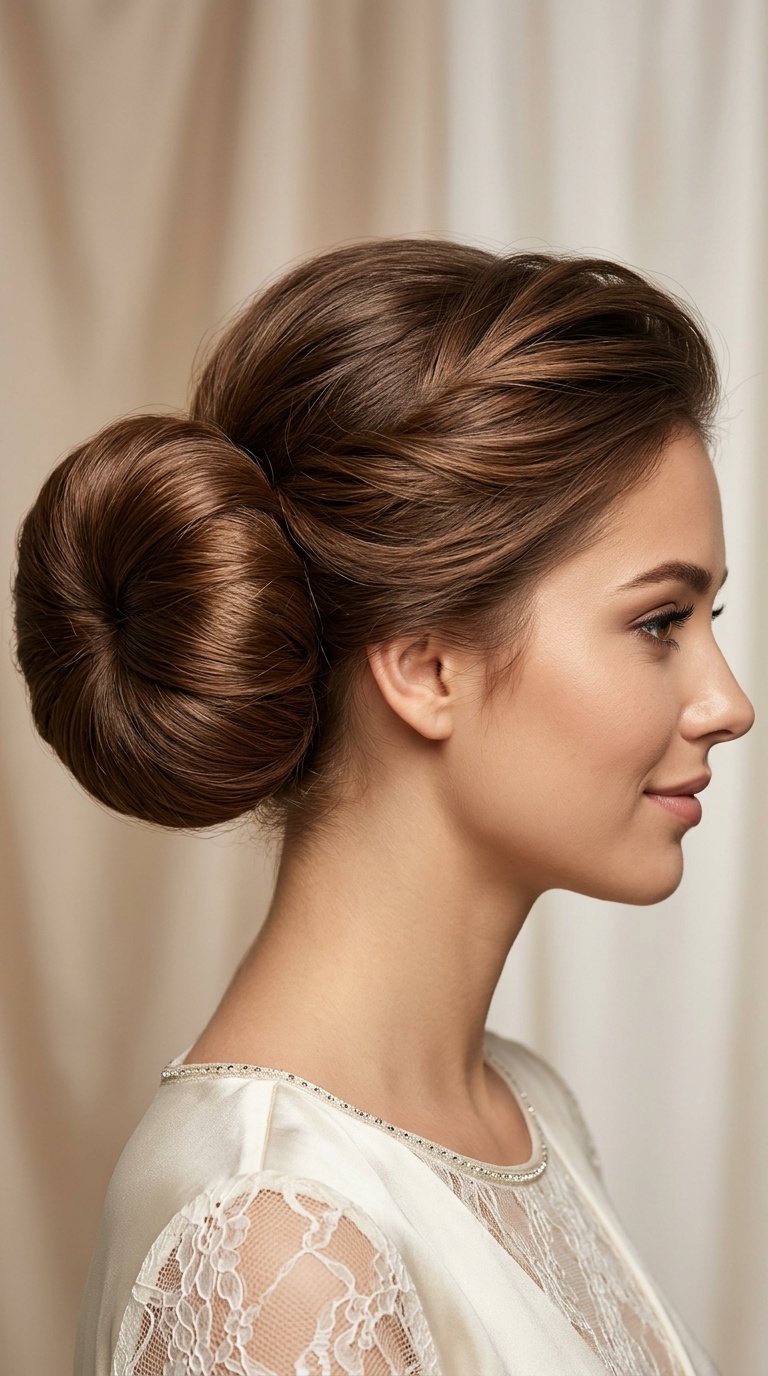 Voluminous Donut Bun