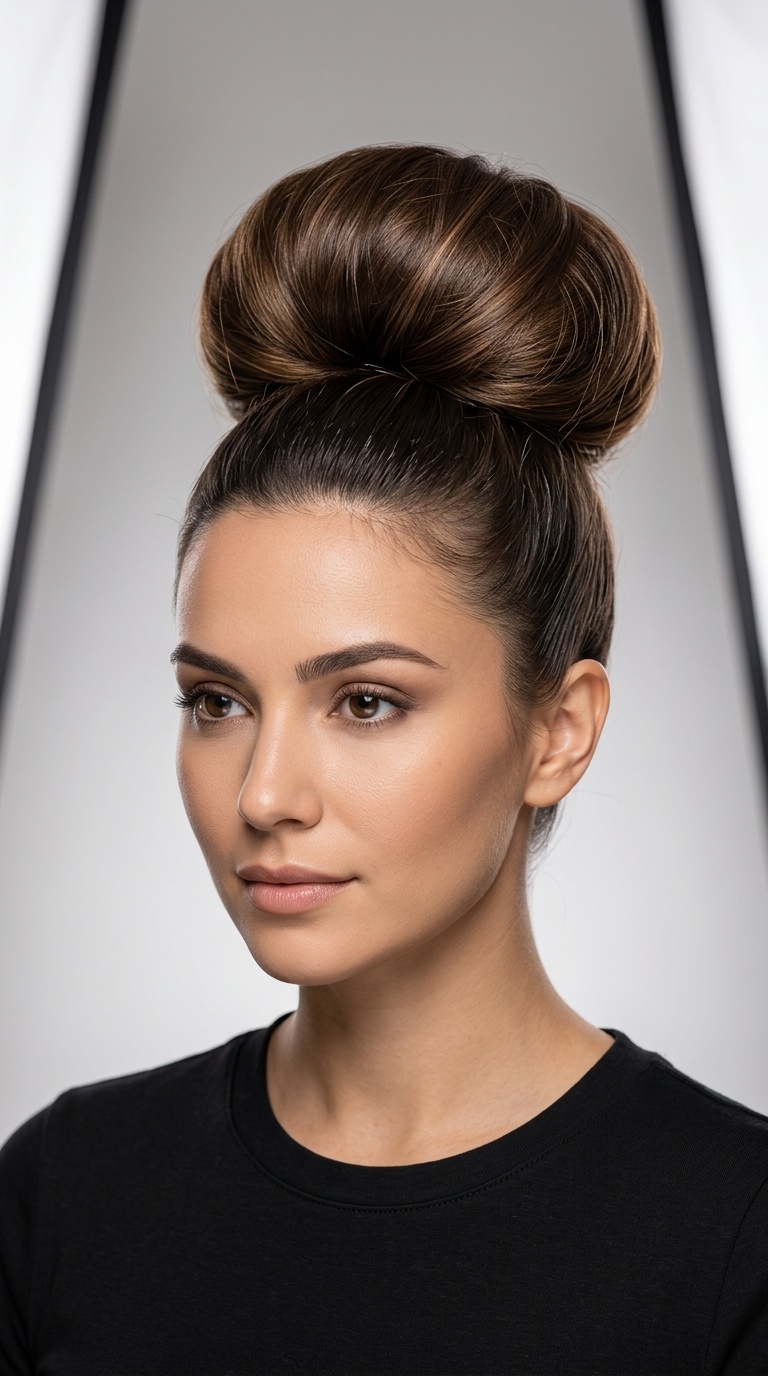 Voluminous Donut Bun