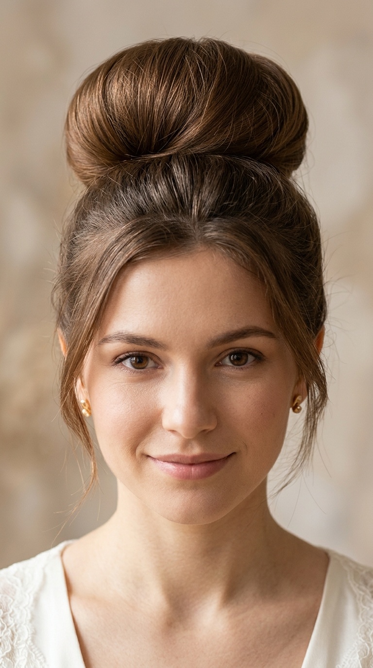 Voluminous Donut Bun