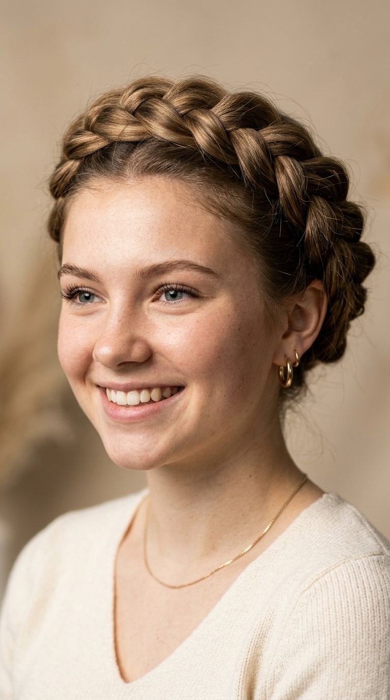 Voluminous Dutch Braid Crown