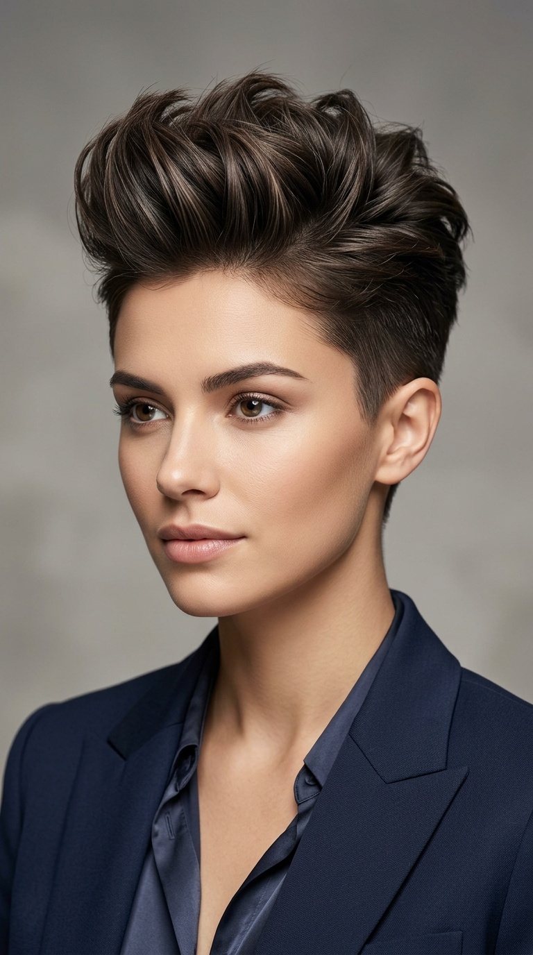 Voluminous Faux Hawk