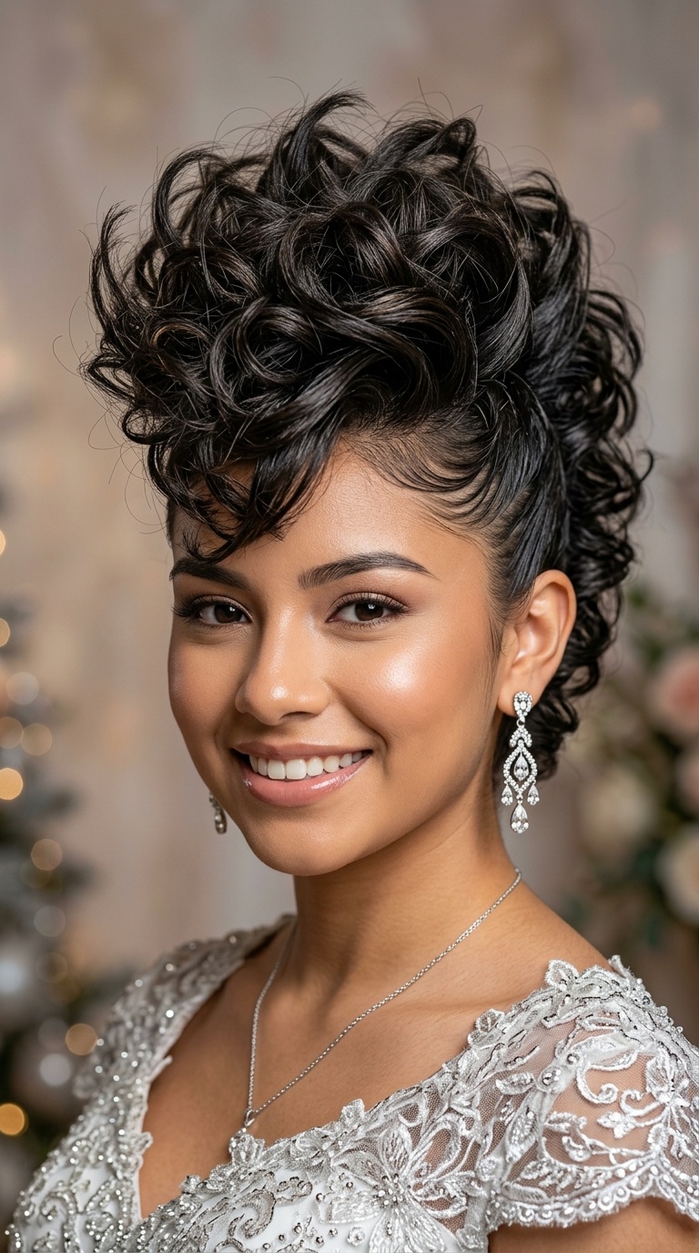 Voluminous Faux Hawk