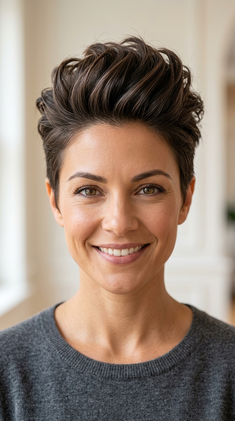 Voluminous Faux Hawk