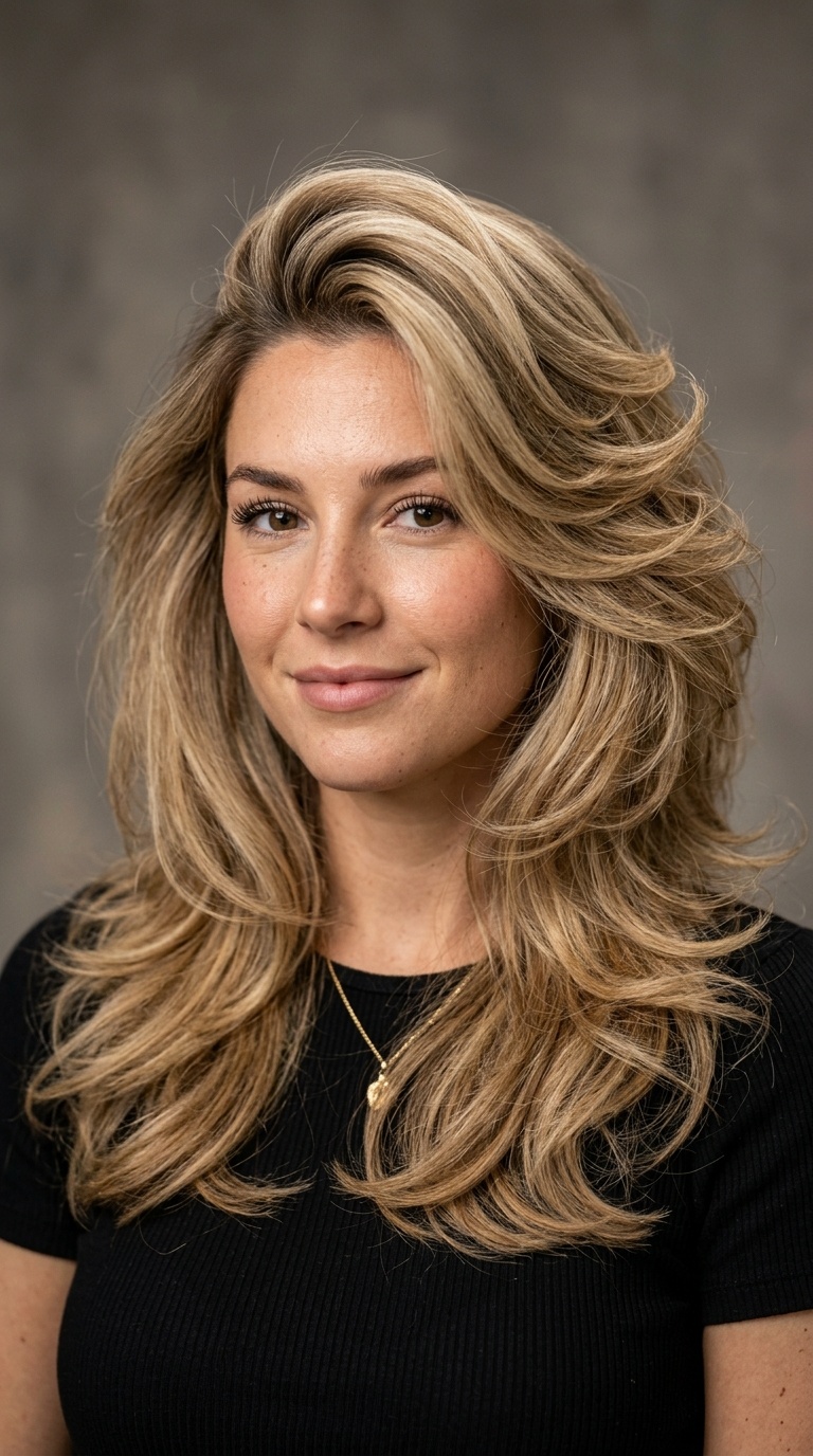 Voluminous Feathered Blowout