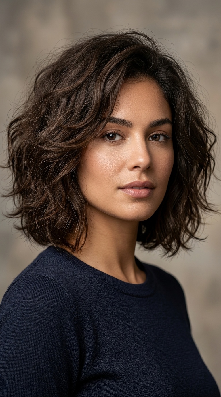 Voluminous French Bob