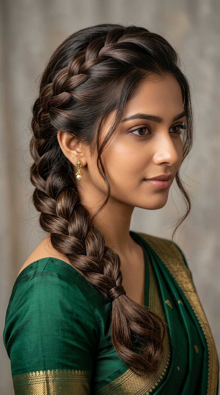 Voluminous French Braid