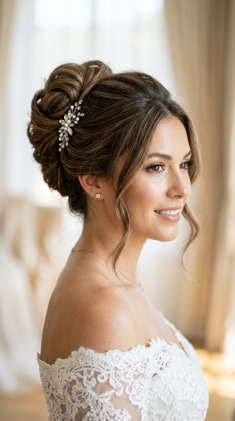 Voluminous French Twist