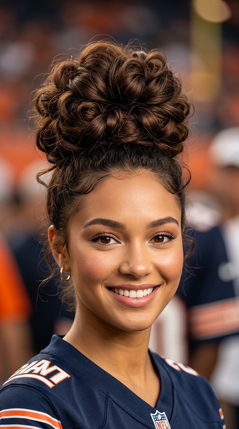Voluminous High Bun