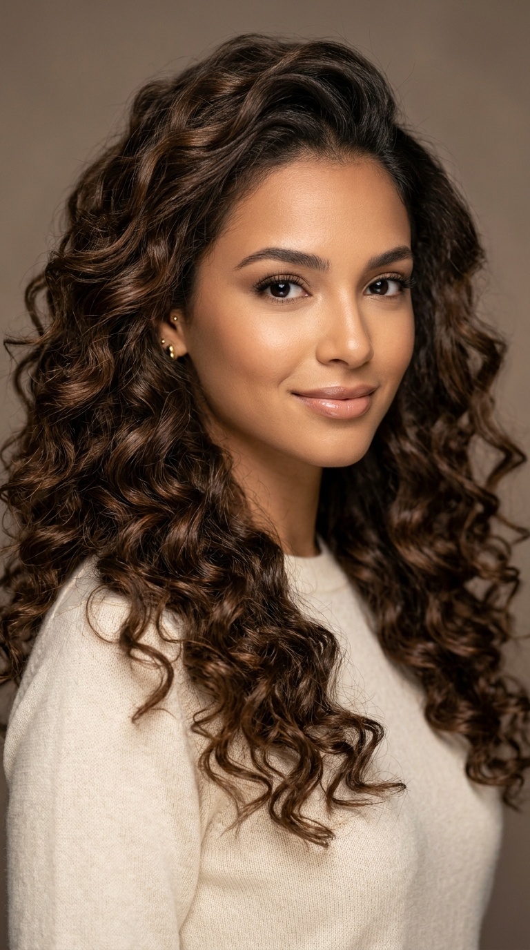 Voluminous Hollywood Curls