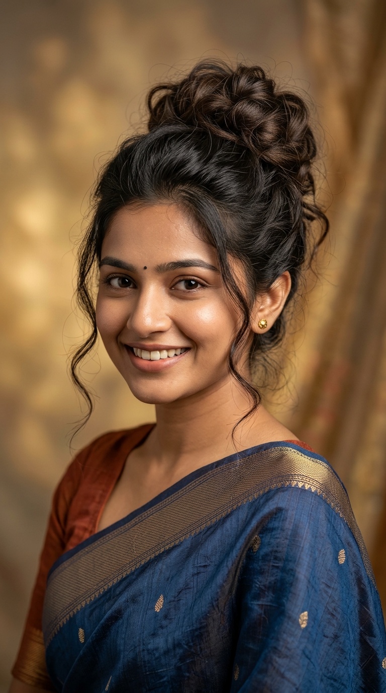 Voluminous Messy Bun