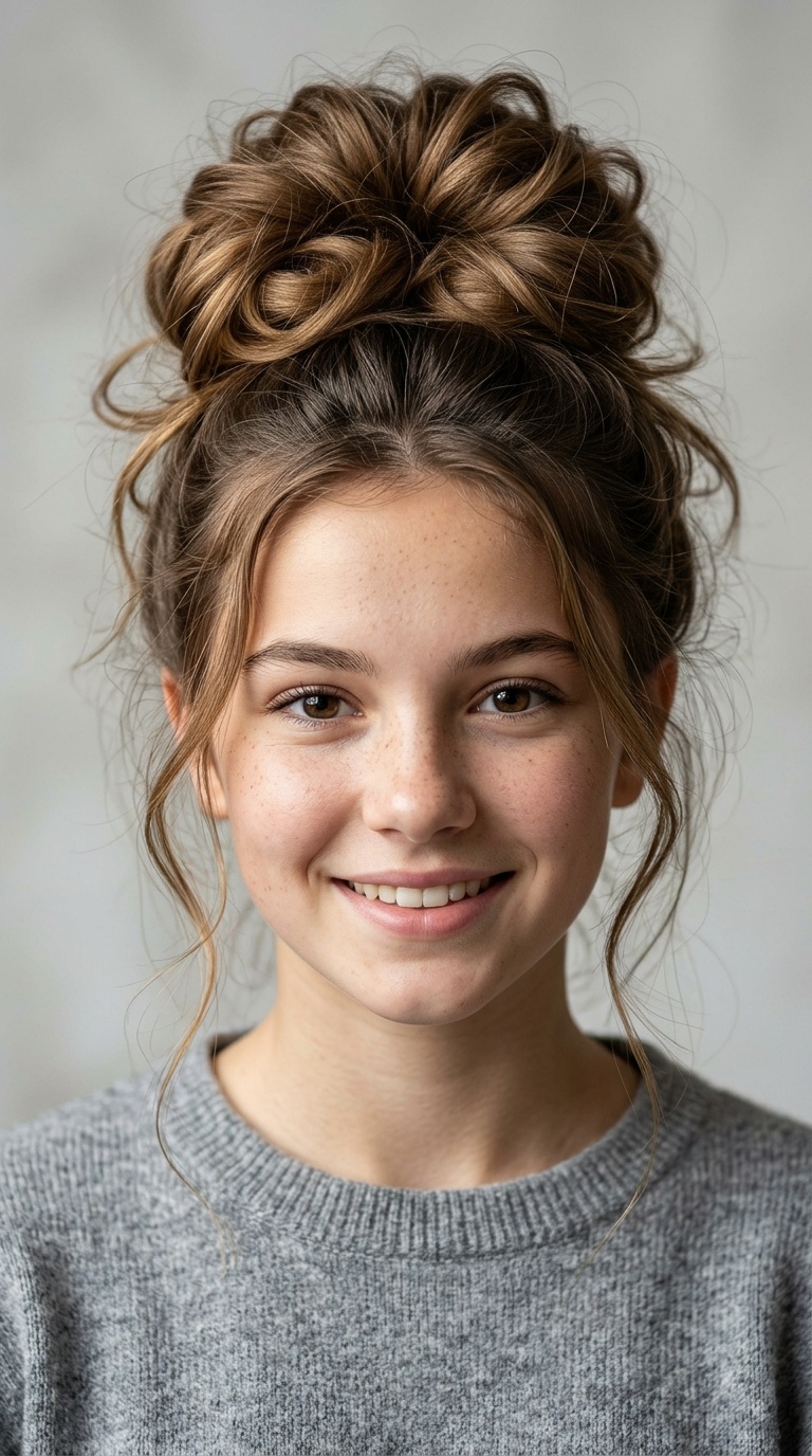 Voluminous Messy Bun