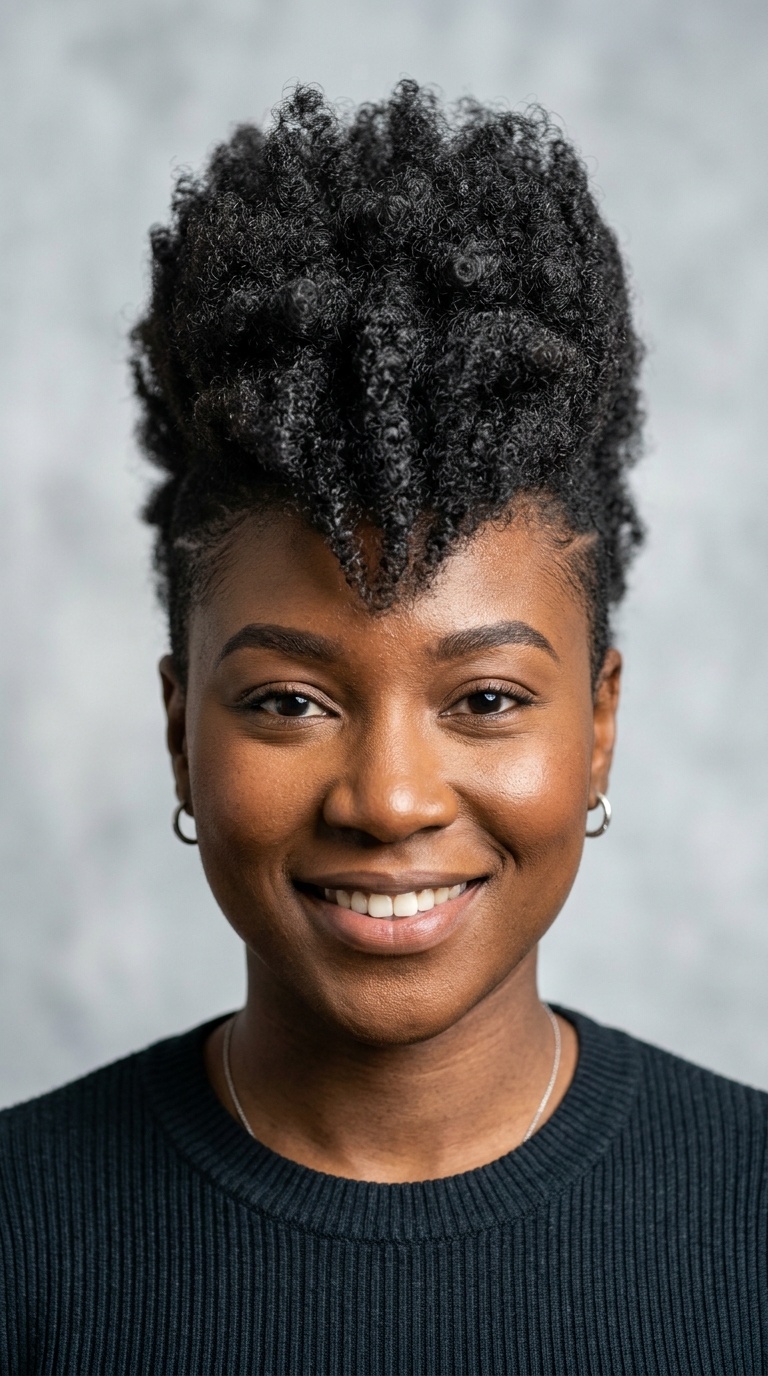 Voluminous Mohawk-Inspired Faux Hawk