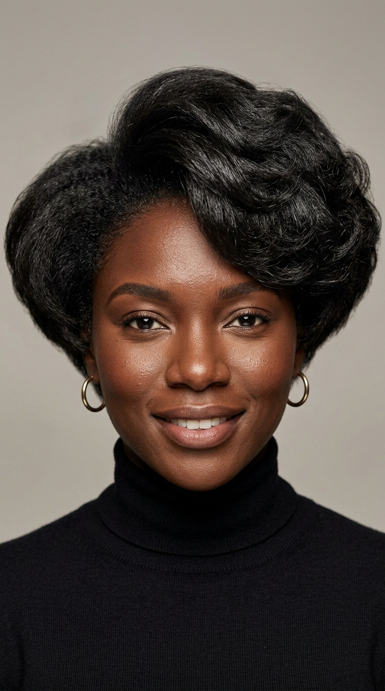 Voluminous Mushroom Cut