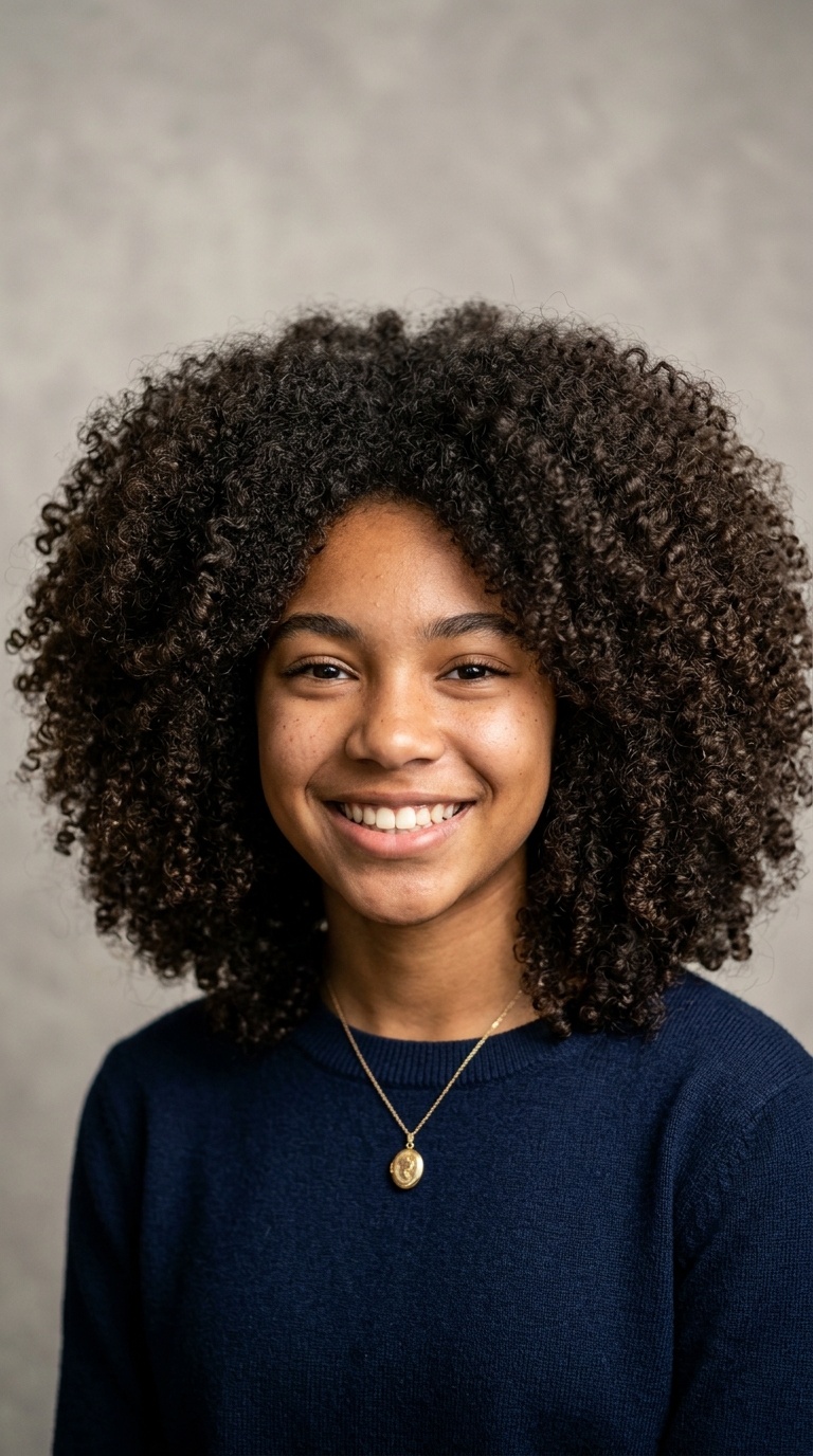 Voluminous Natural Curls