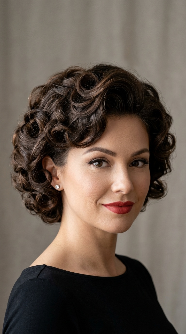 Voluminous Pin-Up Curls