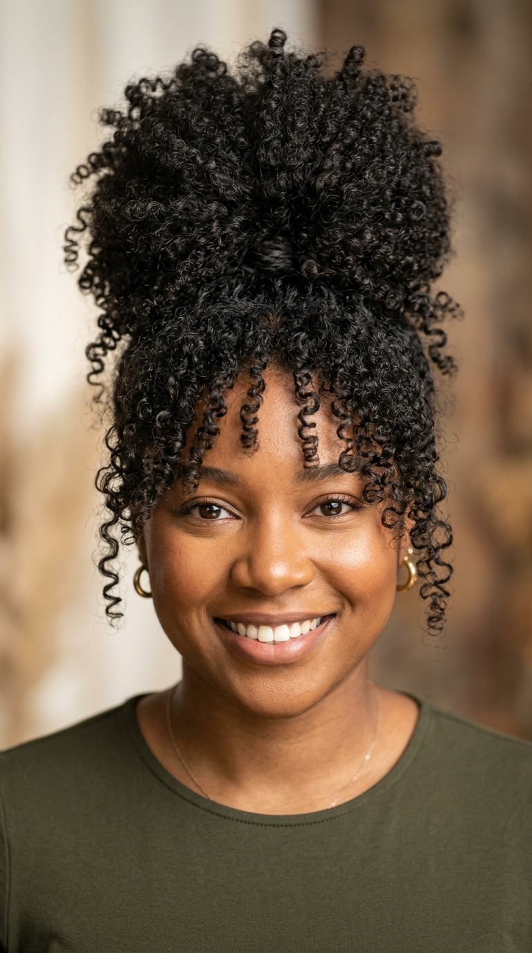 Voluminous Pineapple Updo