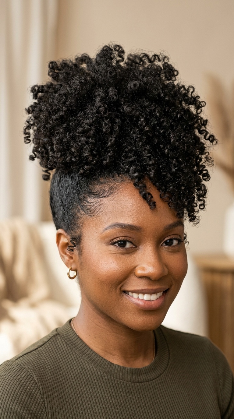 Voluminous Pineapple Updo