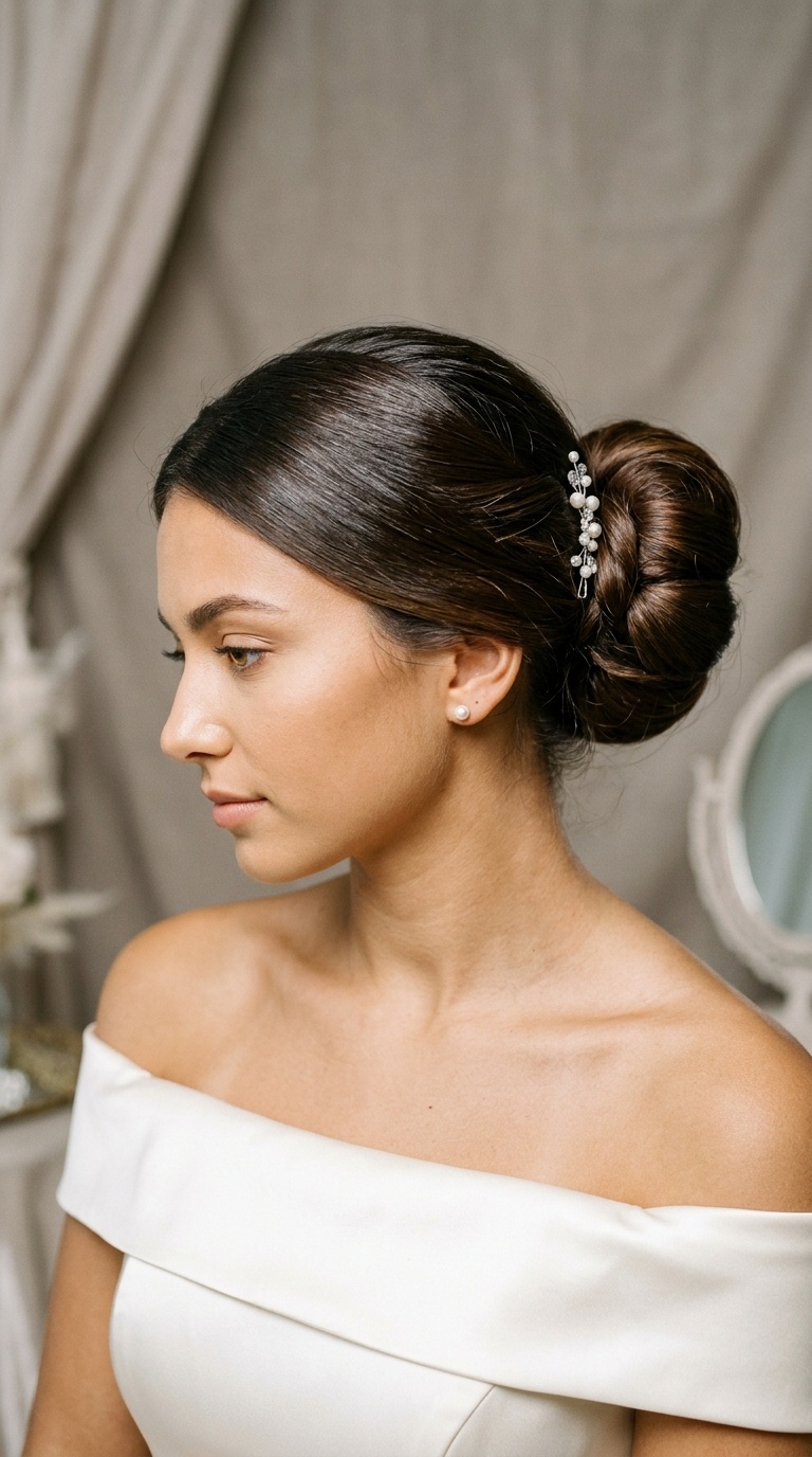 Voluminous Polished Donut Bun