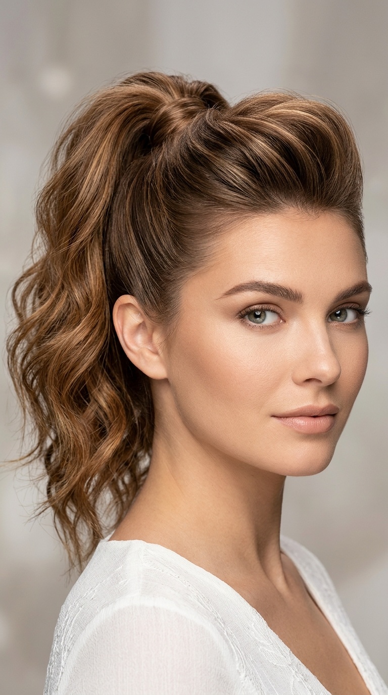 Voluminous Pomp High Pony