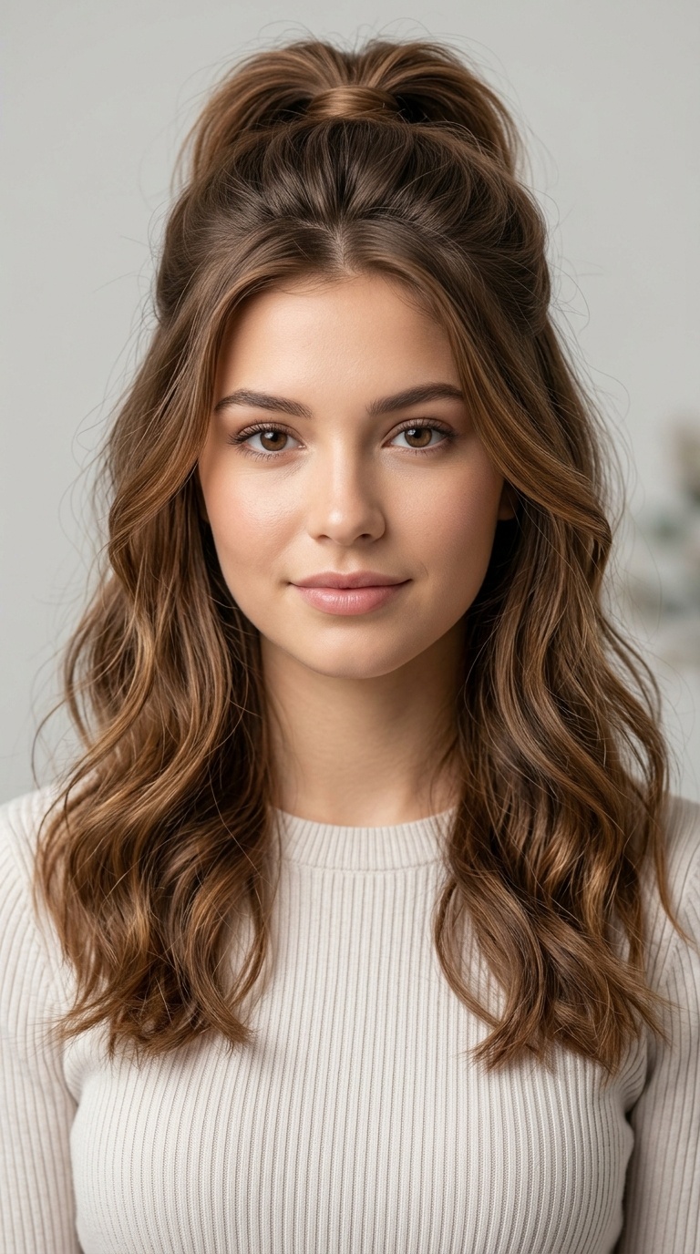 Voluminous Poof Half-Up