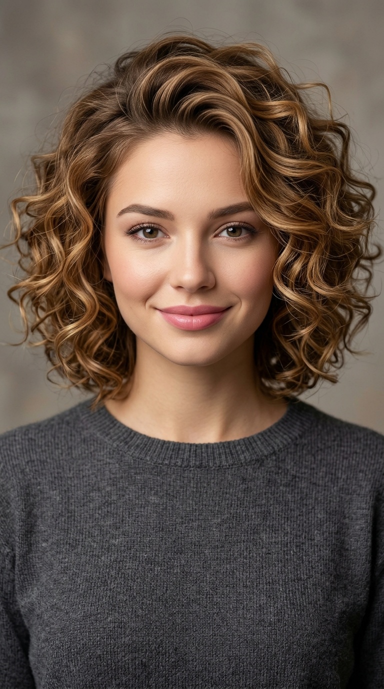Voluminous Root Lift Curls