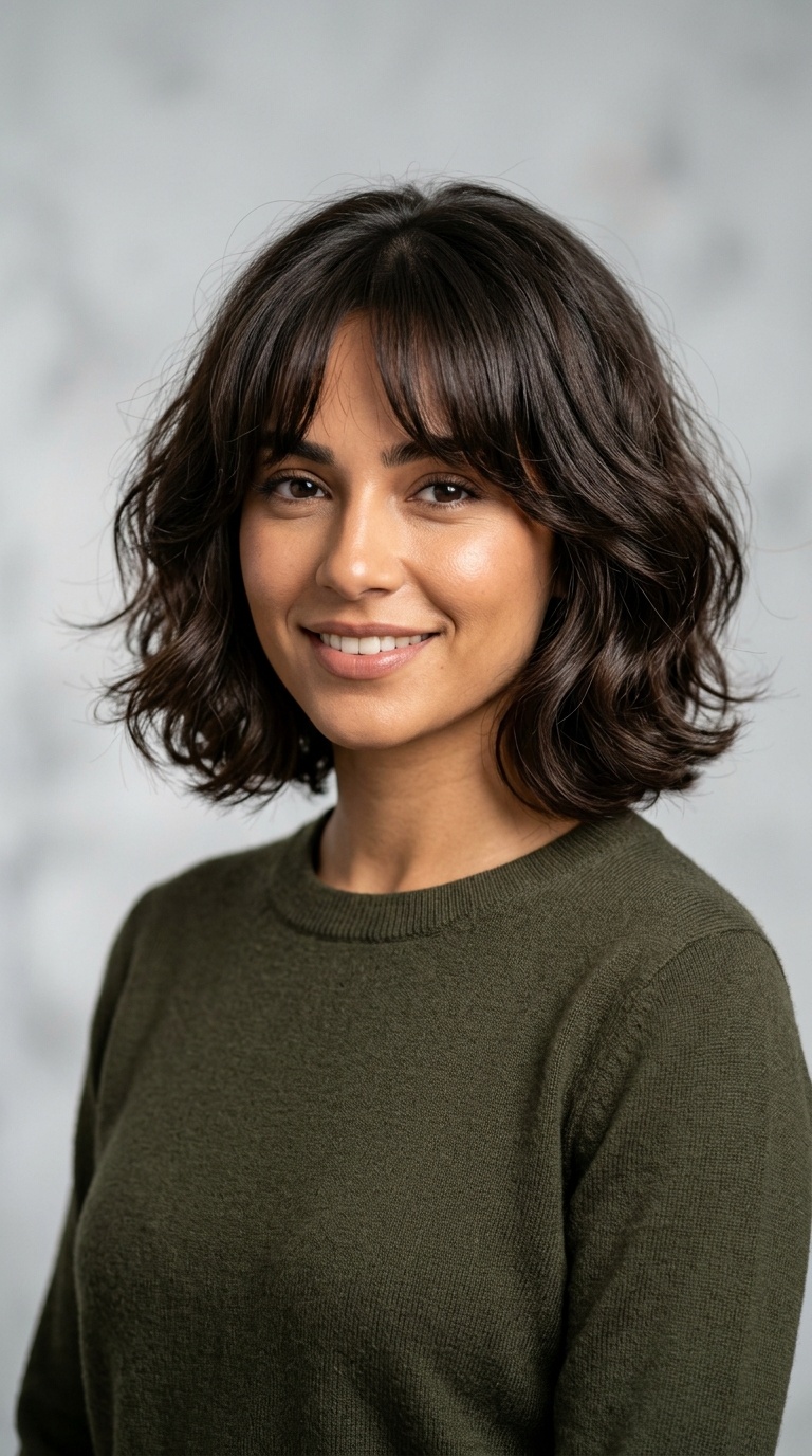 Voluminous Round Bob