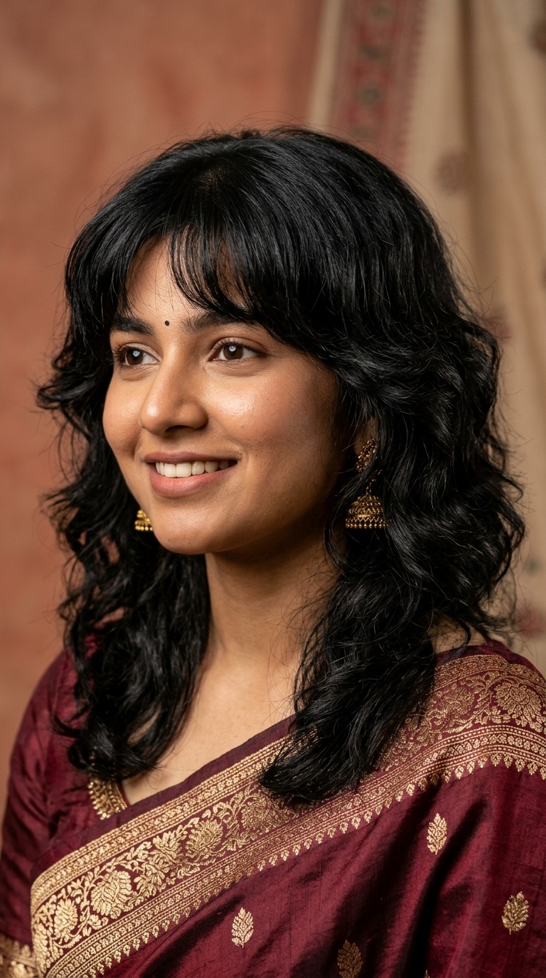 Voluminous Shag Cut (Traditional Styling)