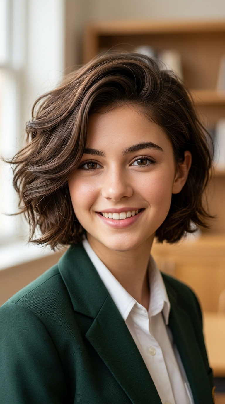 Voluminous Side Part