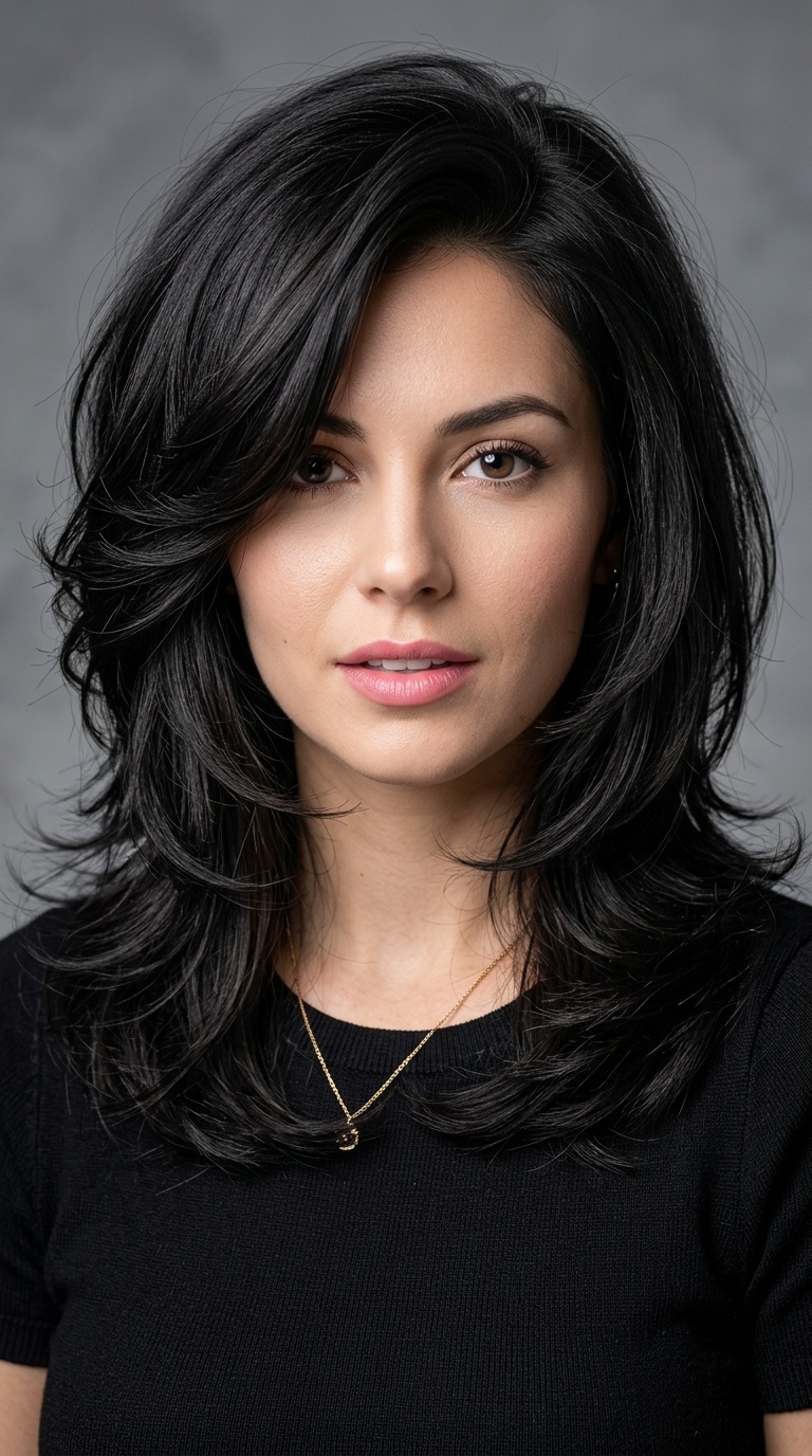 Voluminous Side Part