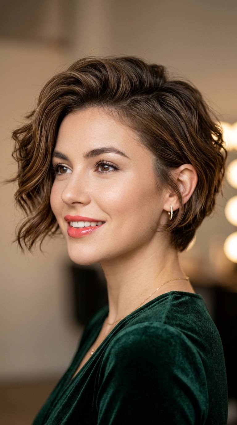 Voluminous Side Part