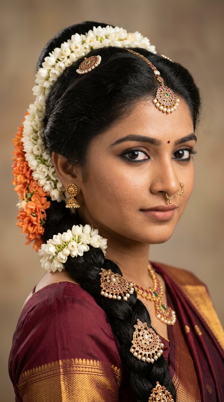 Voluminous South Indian Jada